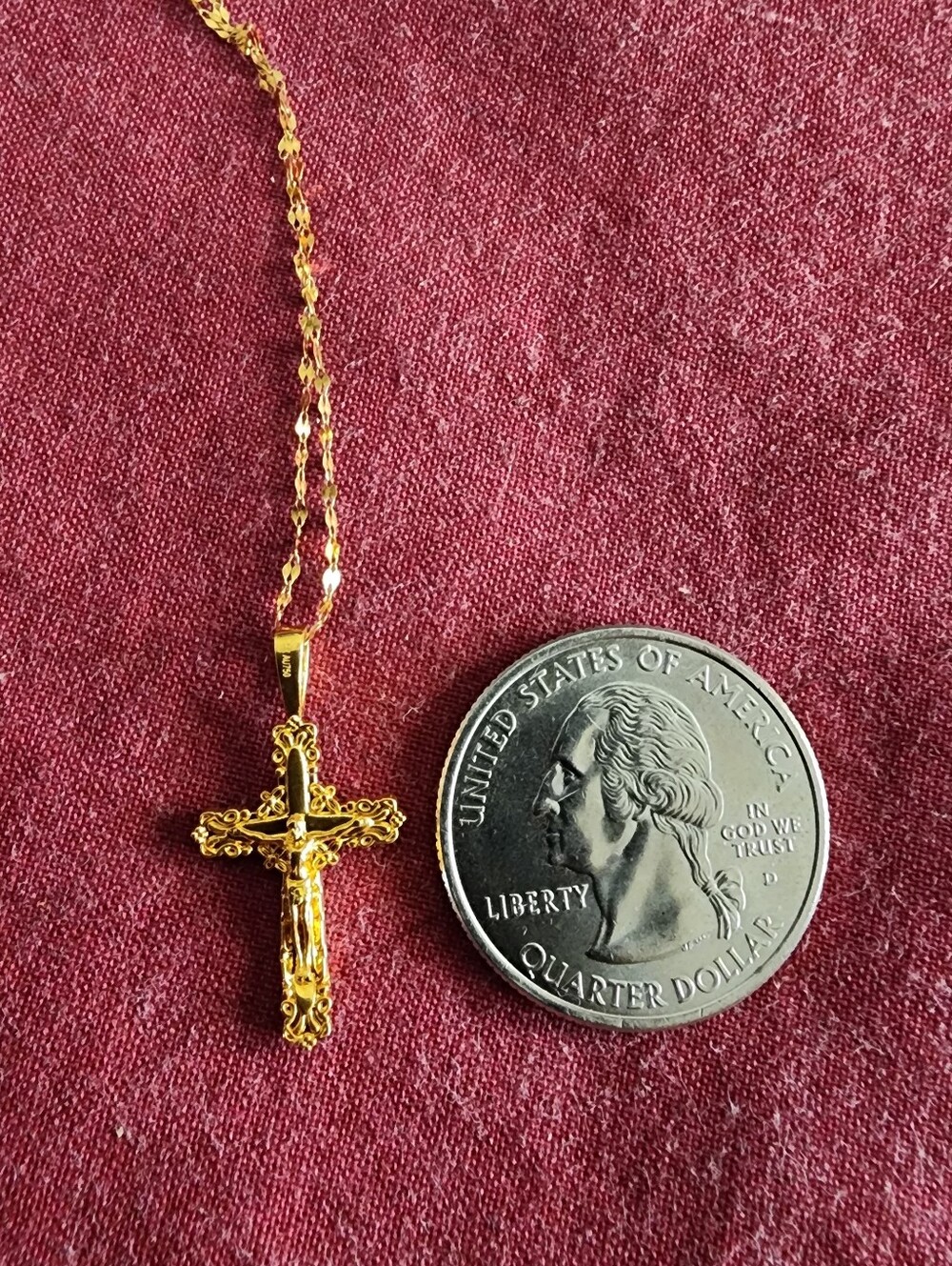 Real 18K Yellow Gold Necklace - Picture 3 of 6
